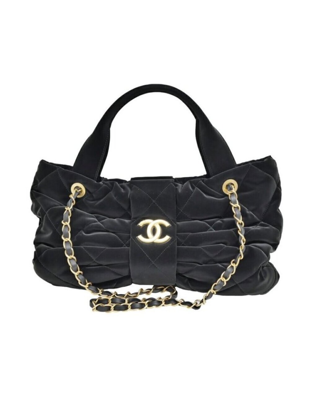 Chanel Bow Bag Chain Shoulder Hand